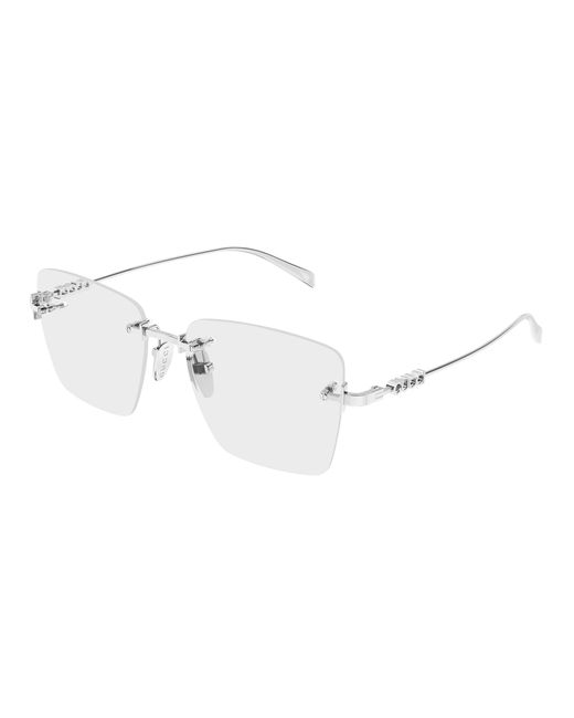 Gucci Black Gg1938O 002 Optical Frames Metal Transparent Squared