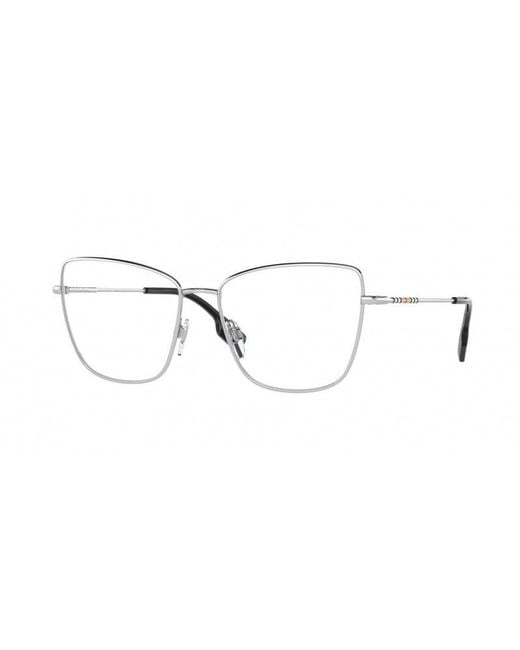 Burberry Black Be1367 Bea 1005 Optical Frames Metal Cat Eye