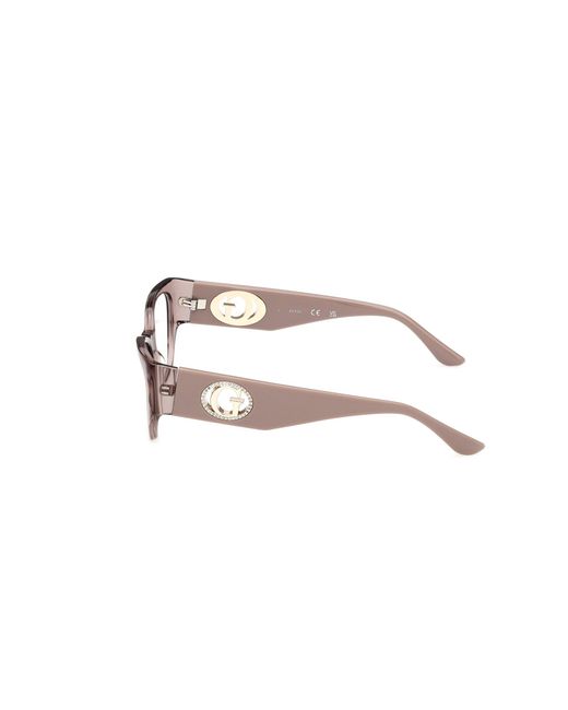 Guess Black Gu50351 057 Optical Frames Acetate Cat Eye Normal