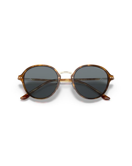 Giorgio Armani Black Ar8139 5762R5 Sunglasses Acetate Pantos Normal for men