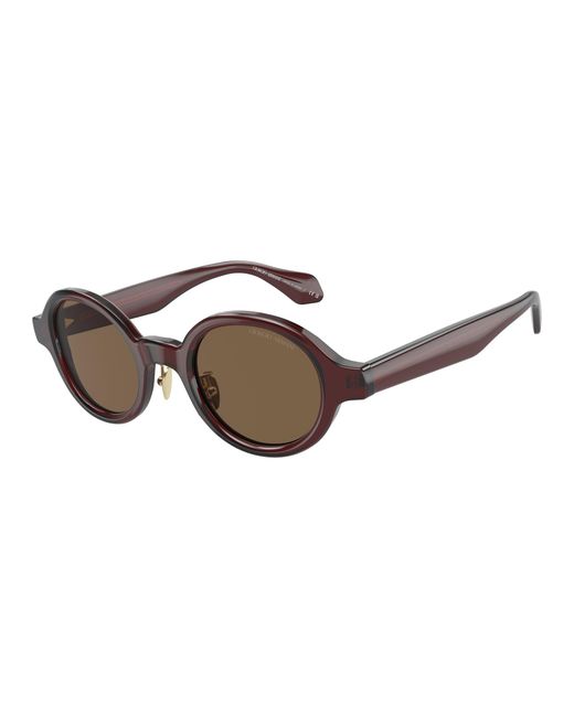 Giorgio Armani Black Ar8205 606273 Sunglasses Acetate Round Normal for men