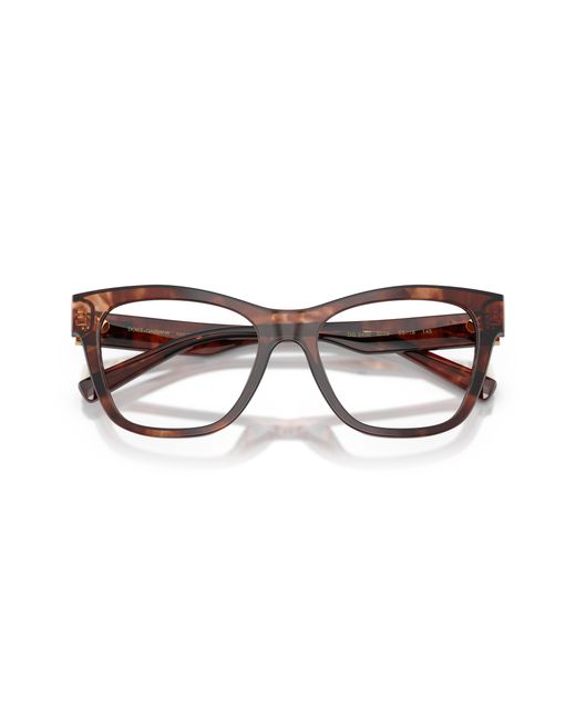 Dolce & Gabbana Black Dg3430 3222 Optical Frames Acetate Squared Normal