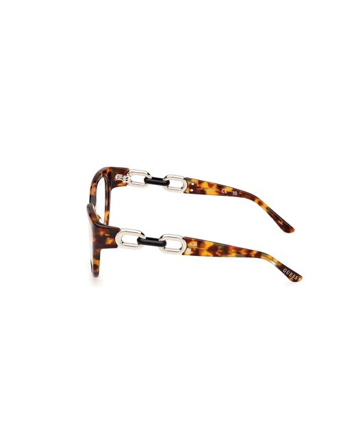Guess Black Gu50182 053 Optical Frames Acetate Cat Eye Normal