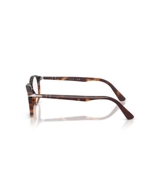 Persol Black Po3143V 1160 Optical Frames Acetate Transparent Round Normal for men