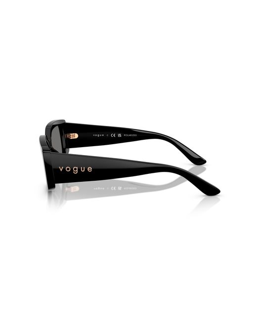Vogue Eyewear Black Vo5642Su W44/81 Sunglasses Acetate Squared Polarized