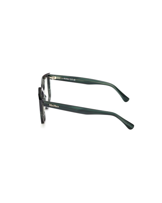 Max Mara Black Mm5162-B 098 Optical Frames Acetate Geometric Normal
