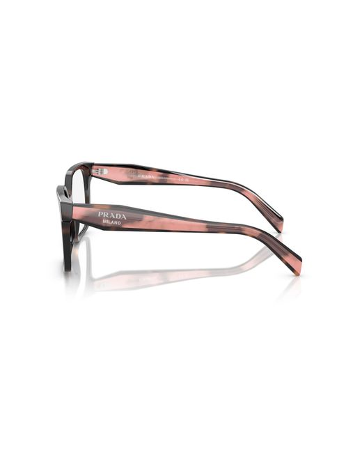 Prada Black Pr B03V 23A1O1 Optical Frames Acetate Squared Normal