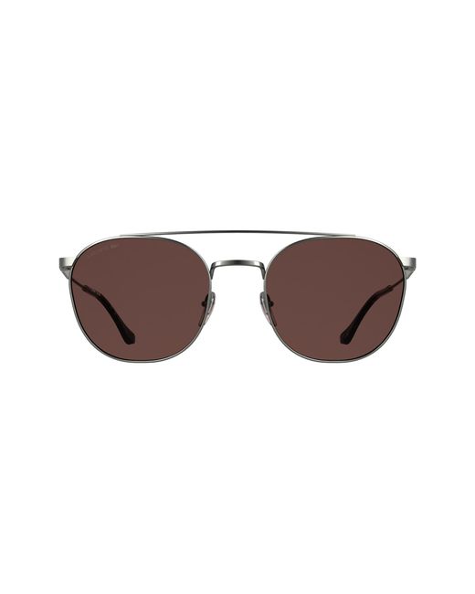 Lacoste Black L281S 035 Sunglasses Metal Bordeaux Squared Normal for men
