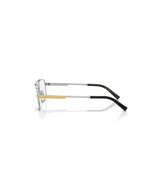 Dolce & Gabbana Black Dg1345 1313 Optical Frames Steel Transparent Squared Normal for men