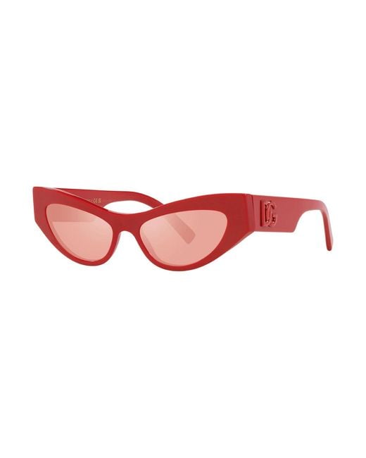 Dolce & Gabbana Dg4450 3088E4 Sunglasses Acetate Cat Eye Mirrored Mirror