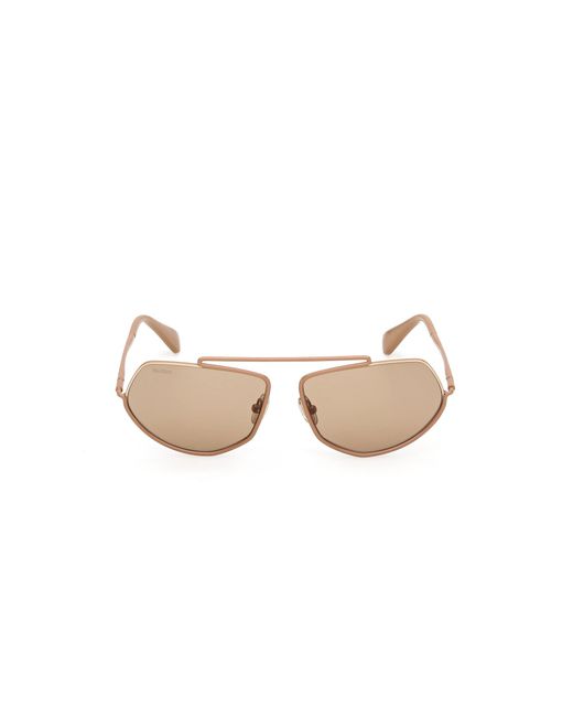 Max Mara Black Mm0165 Joey 45E Sunglasses Metal Round Normal