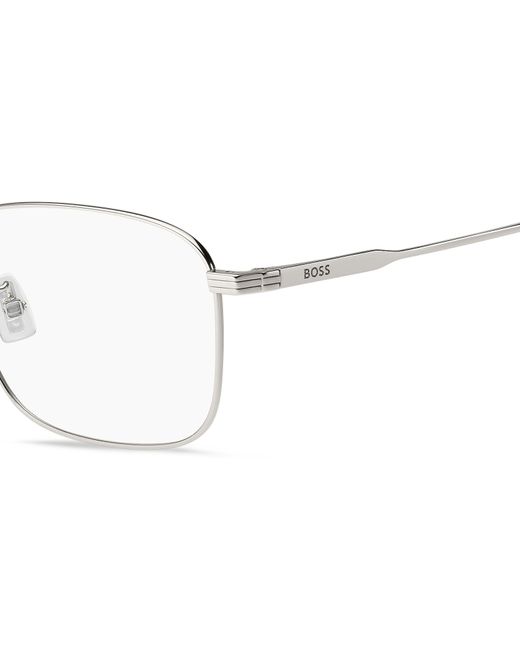 Boss Black Boss 1798/F 010 Optical Frames Titanium Squared Normal for men