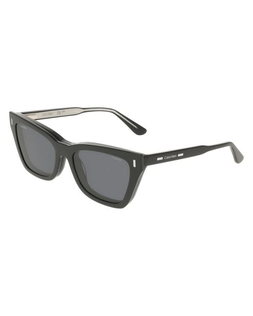 Calvin Klein Black Ck25531Mag-Set 001 Optical Frames Acetate Cat Eye Normal