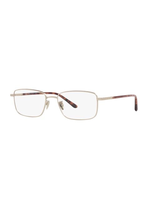 Giorgio Armani Black Ar5133 3002 Optical Frames Steel Transparent Squared Normal for men