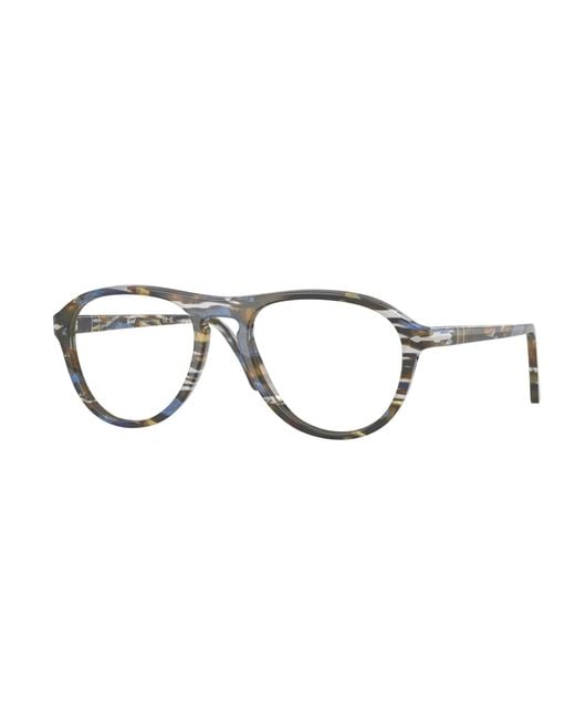 Persol Black Po3371V Lynn 1222 Optical Frames Acetate Pilot Normal