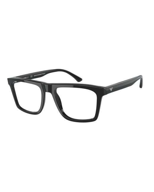 Emporio Armani Black Ea3185 5875 Optical Frames Plastic Squared for men