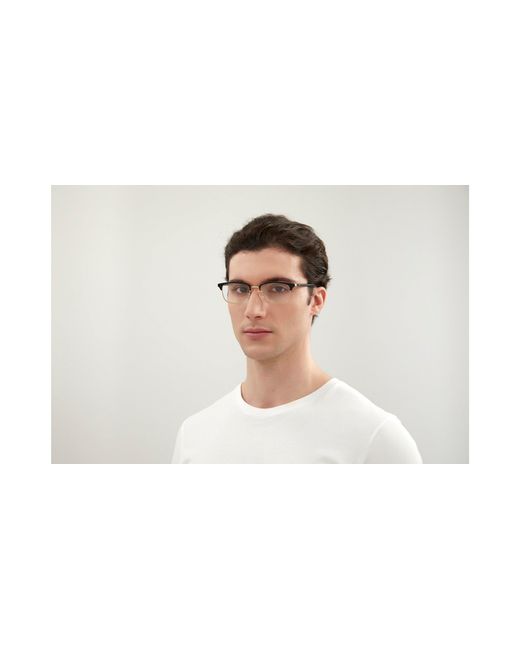 Gucci Black Gg0131O 001 Optical Frames Metal Transparent Squared for men
