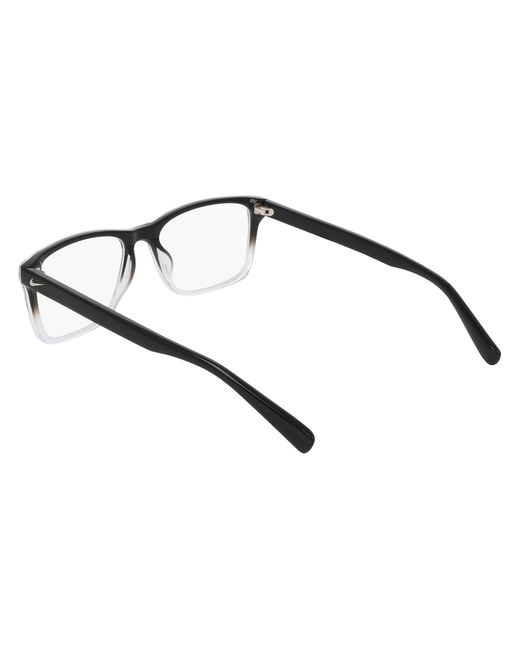 Nike Black 1000Y 010 Optical Frames Acetate Squared Normal