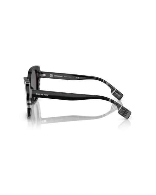 Burberry Black Be4393 Meryl 405181 Sunglasses Acetate Cat Eye Polarized