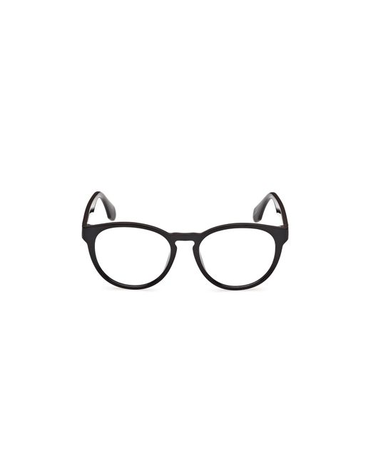 Adidas Black Or5094 001 Optical Frames Injected Round Normal for men