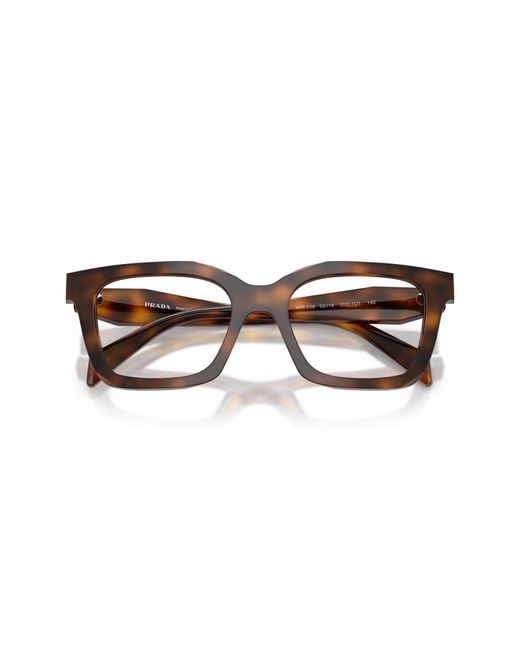 Prada Black Pr C08V 20D1O1 Optical Frames Acetate Geometric Normal