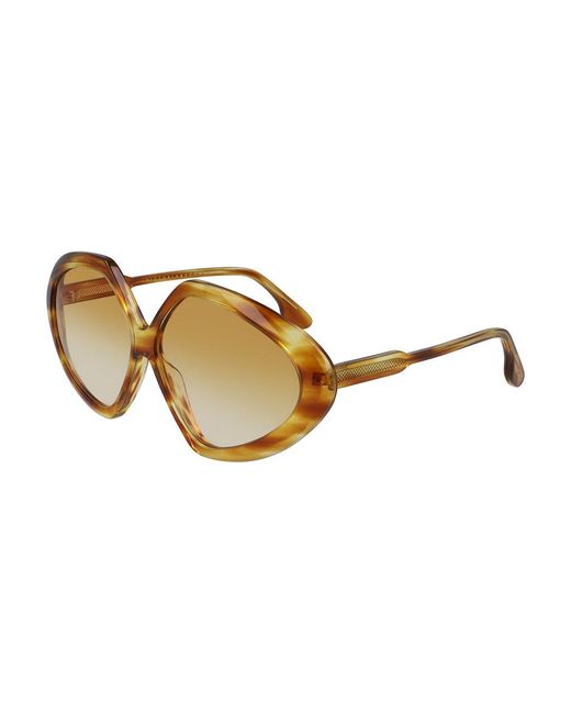 Victoria Beckham Black Vb614S 222 Sunglasses Plastic Geometric Shaded