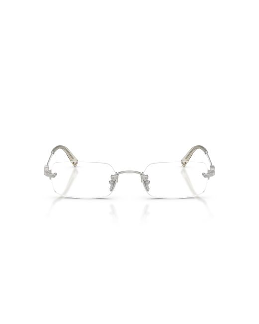 Miu Miu Black Mu 50Yv 1Bc1O1 Optical Frames Metal Transparent Squared Normal