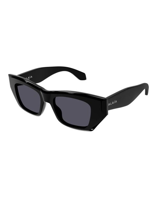 Alaïa Black Aa0074S 001 Sunglasses Acetate Smoke Squared