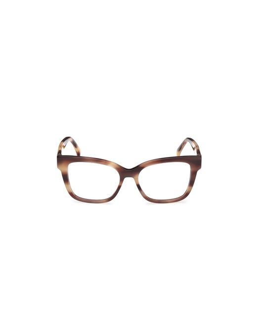 Max Mara Black Mm5206 047 Optical Frames Acetate Squared Normal