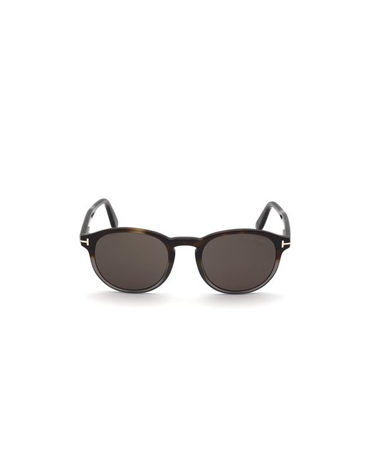 Tom Ford Black Ft0834 Dante 56A Sunglasses Acetate Round Normal for men