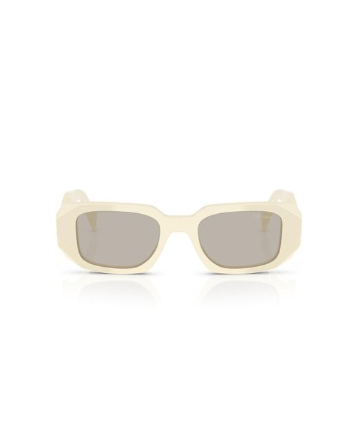 Prada Black Pr 17Ws 21D5J2 Sunglasses Acetate Squared Normal
