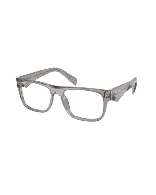Prada Black Pr 22Zv 16Z1O1 Optical Frames Acetate Pillow Normal for men