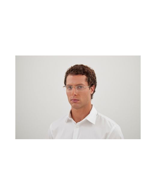 Montblanc Black Mb0307O 001 Optical Frames Metal Squared for men