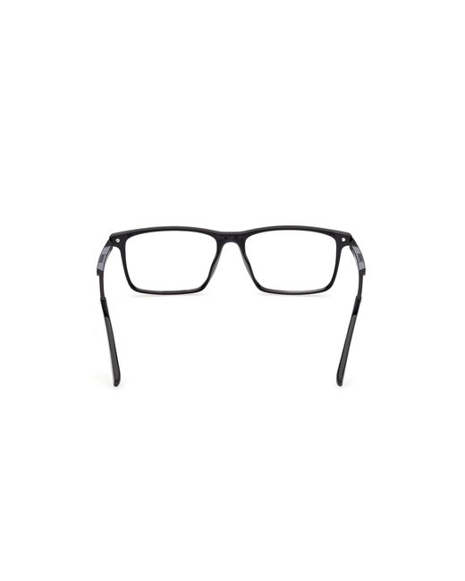 Timberland Black Tb50093 001 Optical Frames Injected Squared Normal for men