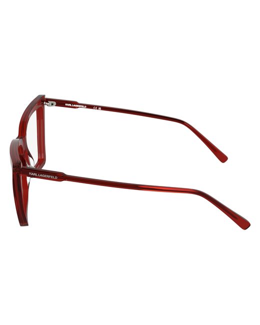 Karl Lagerfeld Black Kl6216 600 Optical Frames Acetate Squared Normal