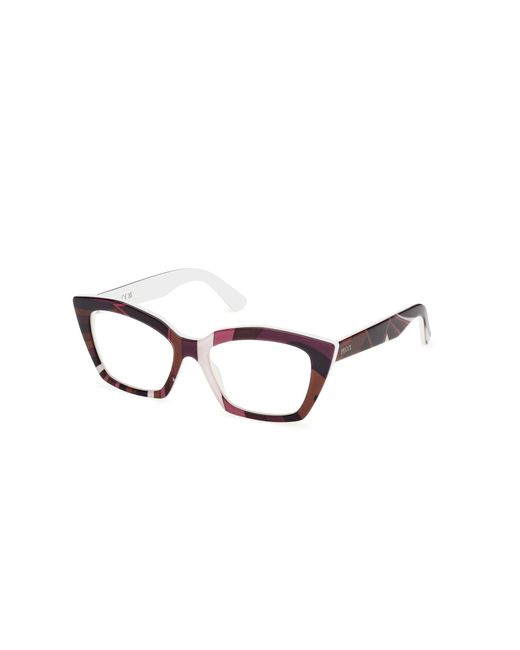 Emilio Pucci Black Ep5274 099 Optical Frames Acetate Squared Normal