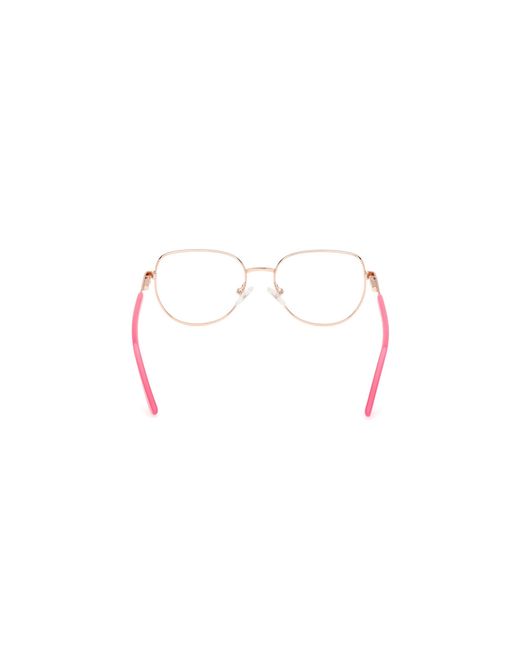 Guess Black Gu50140 028 Optical Frames Metal Round Normal