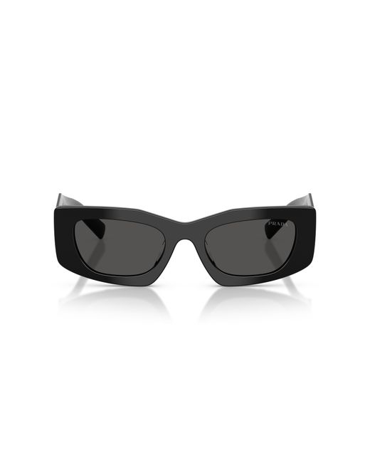 Prada Black Pr D03Sd 16K08Z Sunglasses Acetate Squared Normal