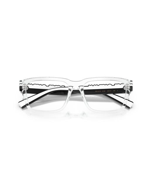 Dolce & Gabbana Black Dg5112 3133 Optical Frames Injected Squared Normal