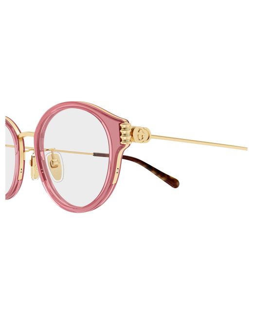 Gucci Black Gg1999Oj 003 Optical Frames Acetate Transparent Round