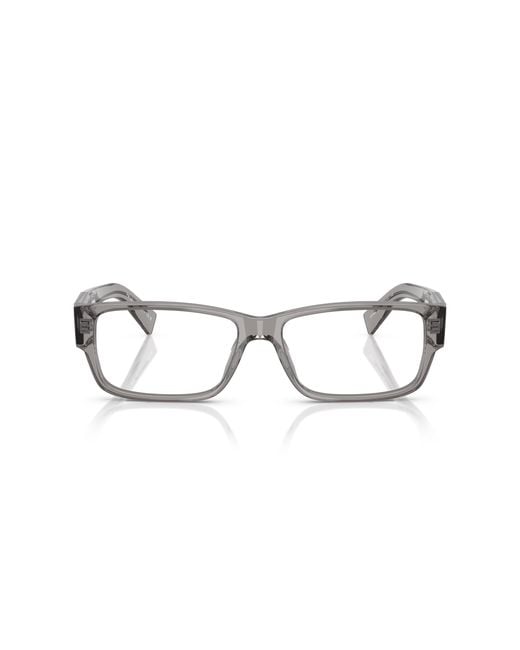 Prada Black Pr B09V 16Z1O1 Optical Frames Acetate Squared Normal for men