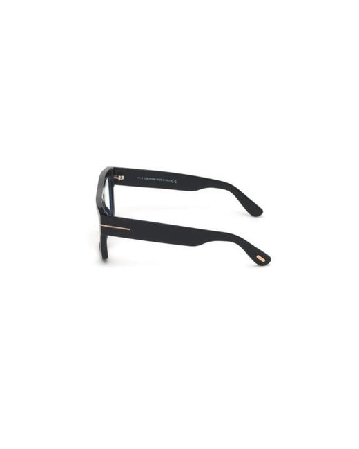 Tom Ford Black Ft5634-B 001 Optical Frames Acetate Geometric Normal for men