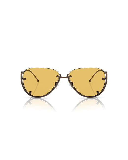 DIESEL Black Dl1003 105/85 Sunglasses Metal Pilot Normal