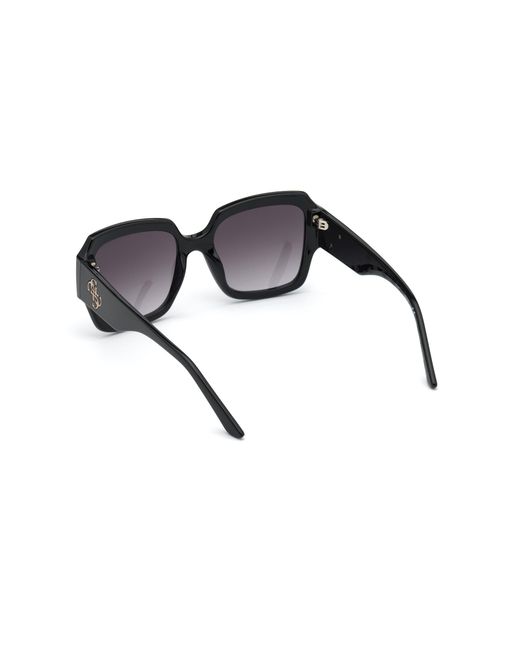 Guess Black Gu7681 01B Sunglasses Injected Squared Normal Shaded