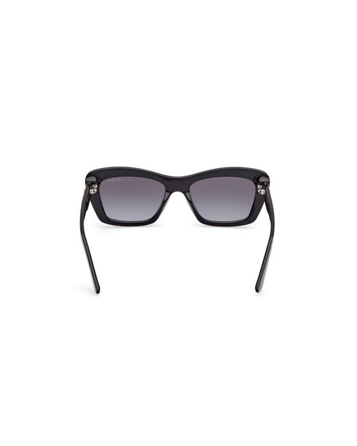 Guess Black Gu00195 01B Sunglasses Injected Smoke Squared Normal