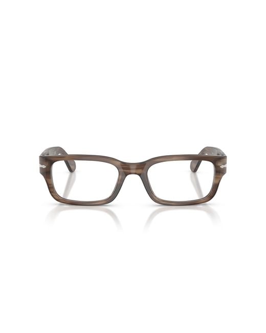 Persol Black Po3399V 1208 Optical Frames Acetate Transparent Squared Normal