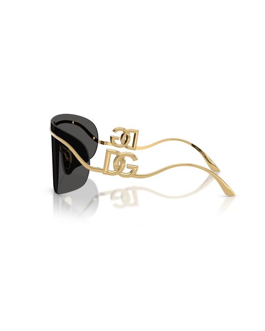 Dolce & Gabbana Black Dolce & Gabbana Dg2320 Shield Sunglasses