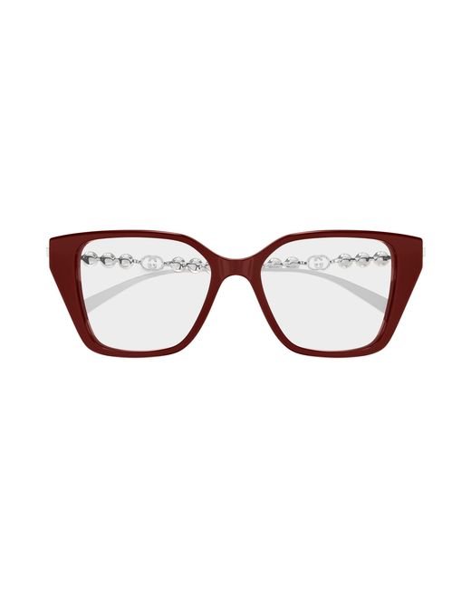 Gucci Black Gg1969O 004 Optical Frames Acetate Transparent Cat Eye