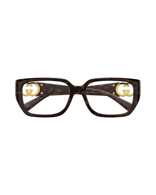 Gucci Black Gg1694Oa 002 Optical Frames Injected Transparent Squared