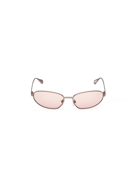 MAX&Co. Black Mo0160 35E Sunglasses Metal Round Normal